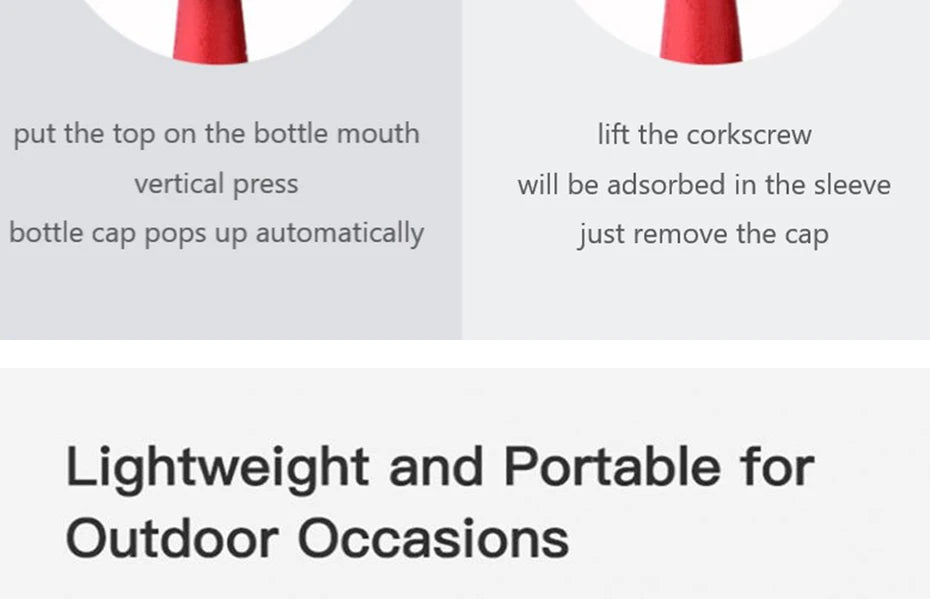 Beer Bottle Opener,Automatic Stainless Steel Quick Pop the Top Can Openers Magnetic Beer Opener for Home Picnic Camping