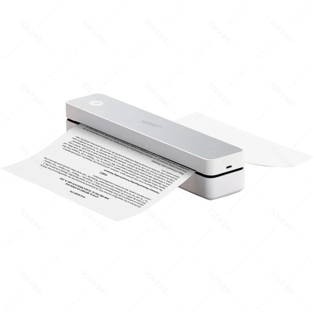 300DPI Mini A4 A5 Portable Thermal Printer HPRT MT610Pro Bluetooth Connect Android iOS for Office Travel A40 Folded Tattoo Paper