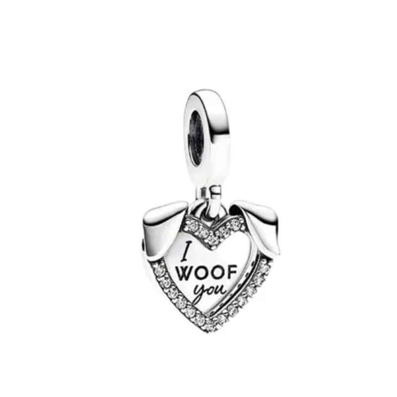 Hot Selling 925 Silver House,Rose BeadSailboat Pendant Suitable for European Original Bracelet DIY Accessories Exquisite Jewelry