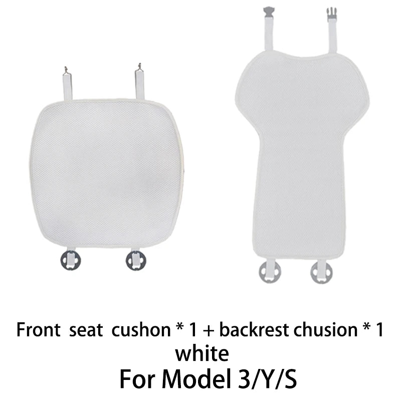 OULEX Car Seat Cover Cushion For Tesla Model 3/Model Y 2019-2025 Ice Silk Seat Cover breathable seat car Interior accessories