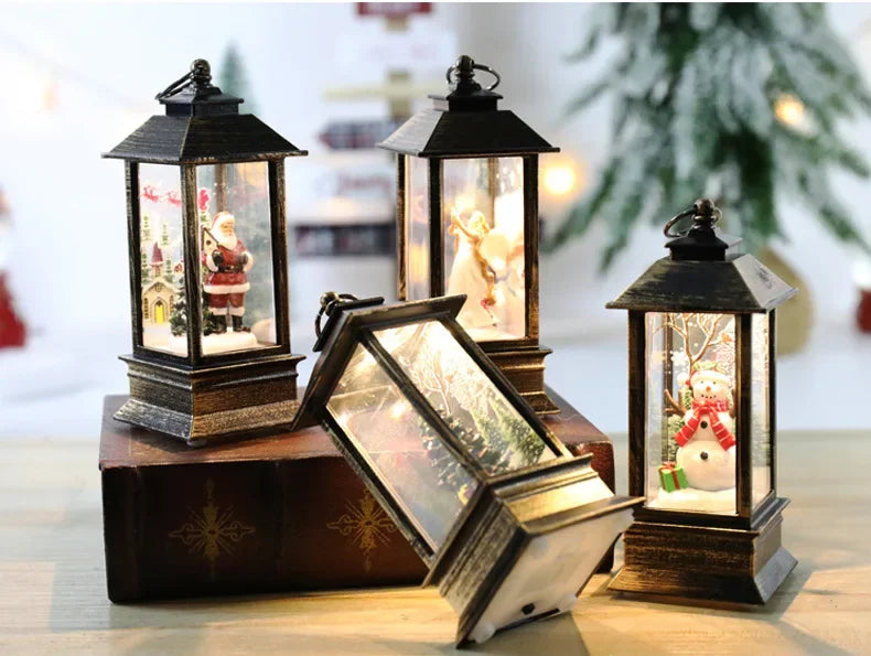 Christmas Wind Lights Crystal Lights Santa Claus Lights Christmas Party Decorations Christmas Ornaments Christmas Gifts