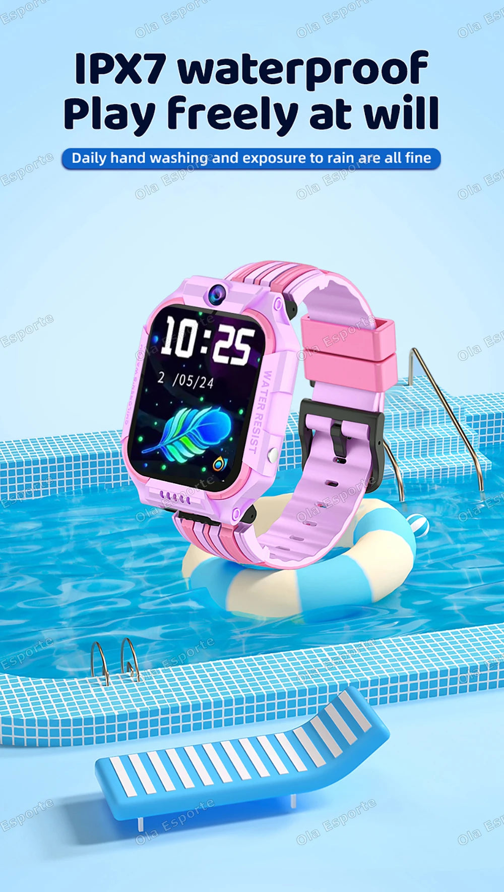 New Kids 5G Smart Watch SOS GPS+BDS/GLONASS Location Phone Call Camera Child Smartwatch 1.83 Inch WIFI Waterproof For Watch Gift