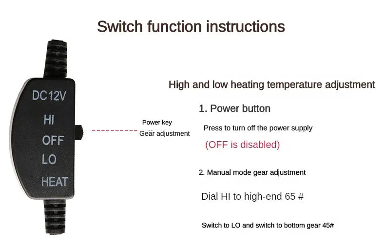 Heated Car Seat Cover Car Heating Cushion Winter Heated Seats Car Seat Warmer 12V Seat Cushion