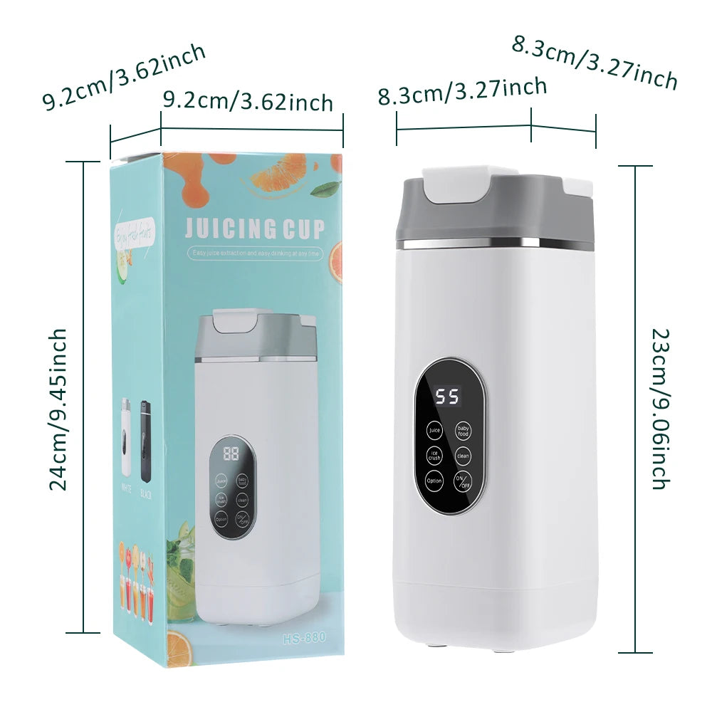 12 Blades Electric Juicer Cup Type B-1 For Travel Portable Juicer Mixer Usb Charge Fresh Fruit Juice Personal Blender Smoothie