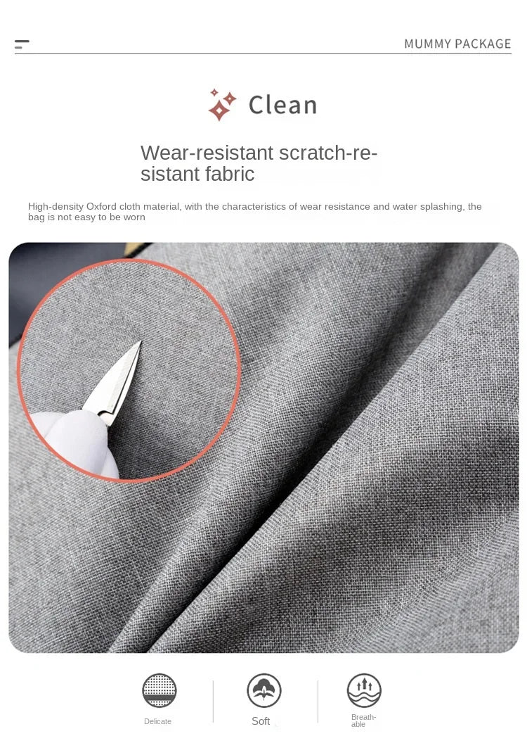 Mommy Diaper Bags Baby Bed Mother Large Capacity Nappy Milk Bottle Backpacks with Changing Mat Convenient Baby Nursing Bags