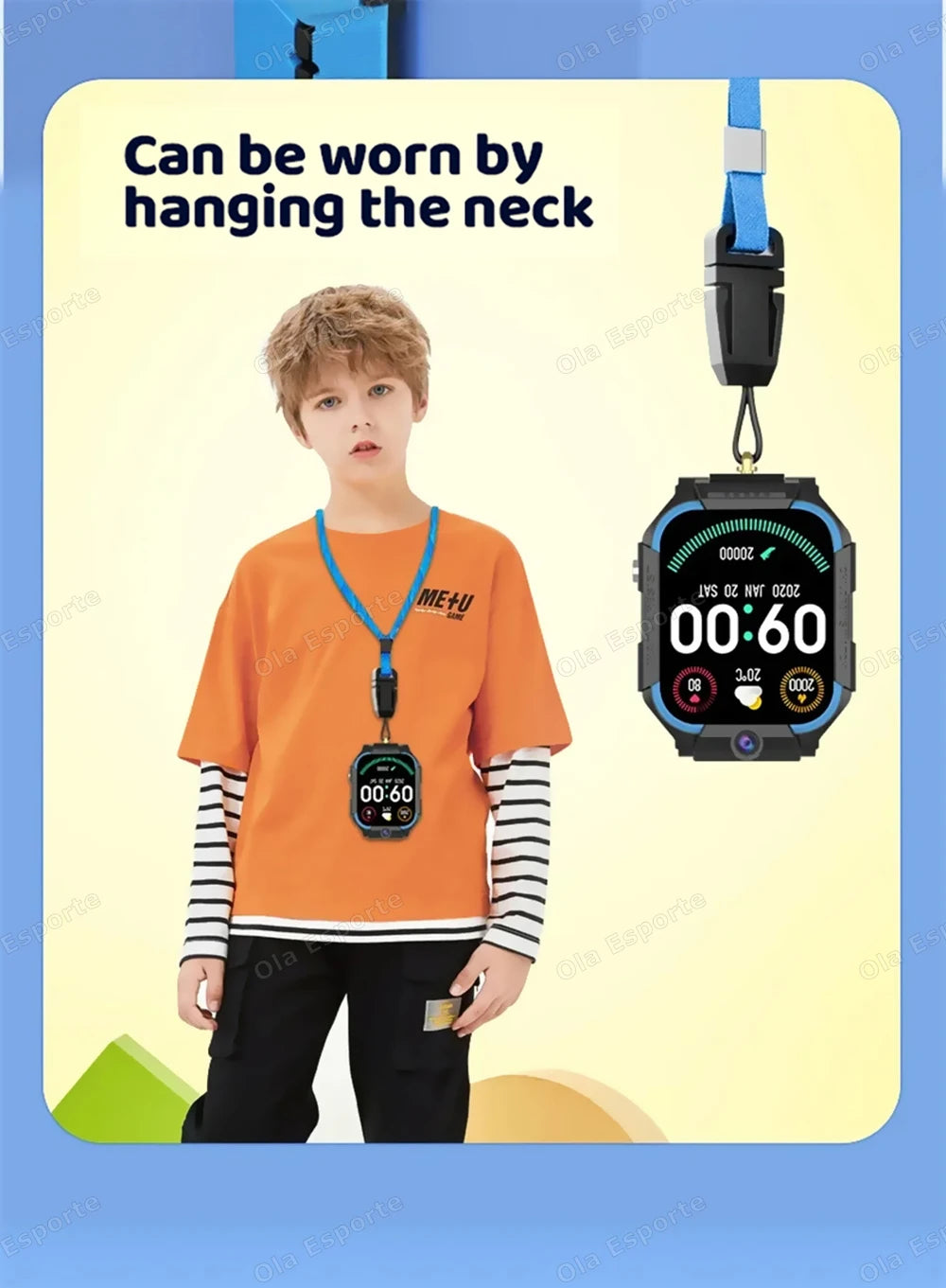 New Kids 5G Smart Watch SOS GPS+BDS/GLONASS Location Phone Call Camera Child Smartwatch 1.83 Inch WIFI Waterproof For Watch Gift