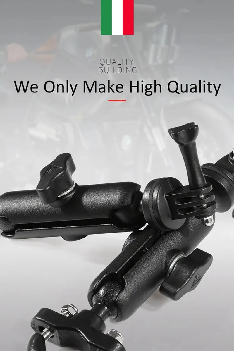 For Hero8/7/6/5/4/3+ Action Cameras Accessory 360 Rotating Motorcycle Bike Camera Holder Handlebar Mirror Mount Bracket